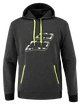 Felpa da uomo Babolat  Aero Hood Sweat Black Heather