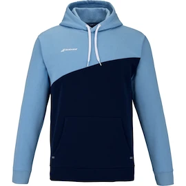 Felpa da uomo Babolat Drive Hood Sweat Drive Heritage Blue