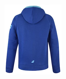 Felpa da uomo Babolat  Exercise Hood Jacket Men Sodalite Blue