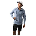 Felpa da uomo Bauer  LTWHT Stripe Hoodie Blue Horizon