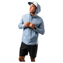 Felpa da uomo Bauer  LTWHT Stripe Hoodie Blue Horizon