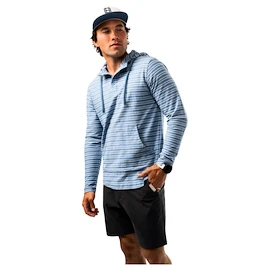 Felpa da uomo Bauer LTWHT Stripe Hoodie Blue Horizon