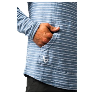 Felpa da uomo Bauer  LTWHT Stripe Hoodie Blue Horizon