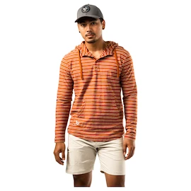 Felpa da uomo Bauer LTWHT Stripe Hoodie Brick