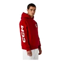 Felpa da uomo CCM  Athleisure Hood Red