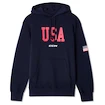Felpa da uomo CCM  Flag Hood Team USA Navy