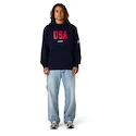 Felpa da uomo CCM  Flag Hood Team USA Navy