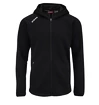 Felpa da uomo CCM  LOCKER ROOM FLEECE FULL ZIP HOODIE black