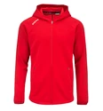 Felpa da uomo CCM  LOCKER ROOM FLEECE FULL ZIP HOODIE red