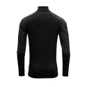 Felpa da uomo Devold  Running Cover Man Zip Neck Caviar