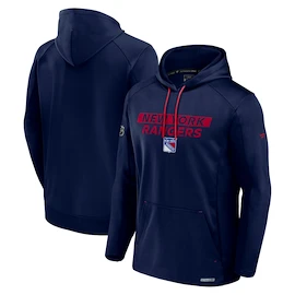 Felpa da uomo Fanatics AP Rink Poly fleece Pullover Hood New York Rangers