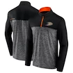Felpa da uomo Fanatics Iconic Defender 1/4 Zip Mens Iconic Defender 1/4 Zip Anaheim Ducks XL