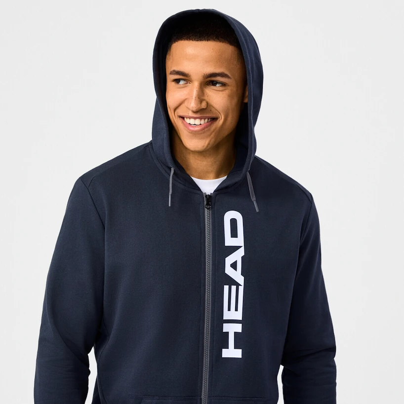 Felpa da uomo Head  CLUB ORIGINAL Hoodie FZ Men NV