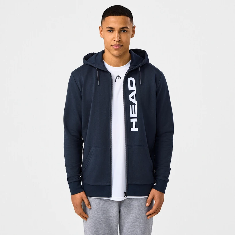 Felpa da uomo Head  CLUB ORIGINAL Hoodie FZ Men NV