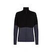 Felpa da uomo Icebreaker Merino 400 RealFleece Descender LS Z Black/Graphite/Cb XL
