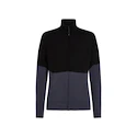 Felpa da uomo Icebreaker Merino 400 RealFleece Descender LS Z Black/Graphite/Cb XL