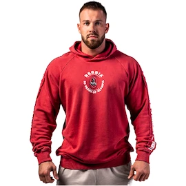 Felpa da uomo Nebbia NEBBIA x OLYMPIA Washed Hoodie HERITAGE 793 red