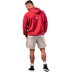 Felpa da uomo Nebbia NEBBIA x OLYMPIA Washed Hoodie HERITAGE 793 red
