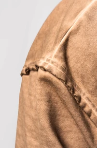 Felpa da uomo Nebbia  Washed-off Zip Up Hoodie GYM BRO 362 Light Brown