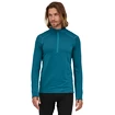 Felpa da uomo Patagonia  Cap TW zip neck Wavy blue