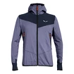 Felpa da uomo Salewa  Agner Hybrid PL/DST Navy Blazer Melange