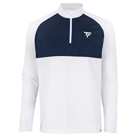 Felpa da uomo Tecnifibre Pro Thermo Zipper LS White