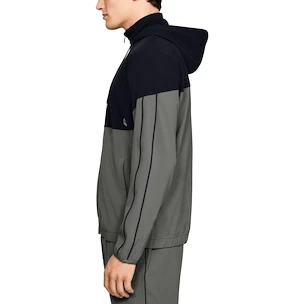 Felpa da uomo Under Armour  Athlete Recovery Woven Warm Up Top green S