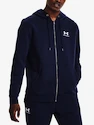 Felpa da uomo Under Armour  Essential Fleece FZ Hood-NVY L