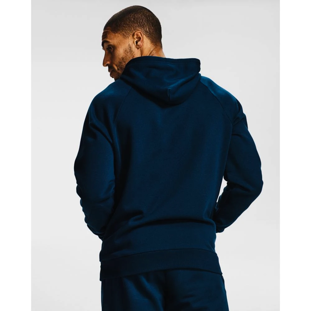 Felpa da uomo Under Armour  Rival Fleece Hoodie Dynamic dark blue XXL