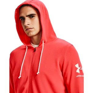 Felpa da uomo Under Armour  RIVAL TERRY FZ HD Red M