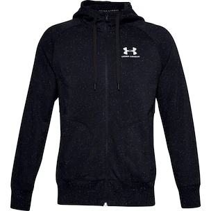 Felpa da uomo Under Armour  SPECKLED FLEECE FZ HOODIE-BLK