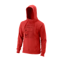 Felpa da uomo Wilson  Equip Eco Cotton PO Hoody-Slimfit Molten Lava