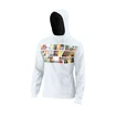 Felpa da uomo Wilson  Photo Po Hoody Slim-Fit White