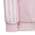 Felpa per bambini adidas  Essentials 3-Stripes Crew Neck Clear Pink