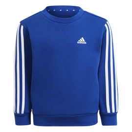 Felpa per bambini adidas Essentials 3-Stripes Crew Neck Royal Blue