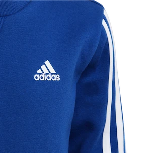 Felpa per bambini adidas  Essentials 3-Stripes Crew Neck Royal Blue 104 cm