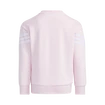 Felpa per bambini adidas  Graphic Crew Neck Clear Pink