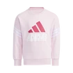 Felpa per bambini adidas  Graphic Crew Neck Clear Pink