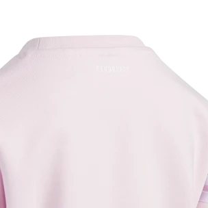 Felpa per bambini adidas  Graphic Crew Neck Clear Pink