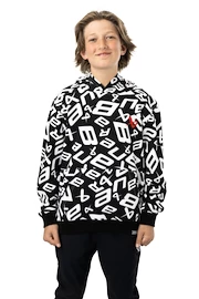 Felpa per bambini Bauer Scramble Hoodie Black/White