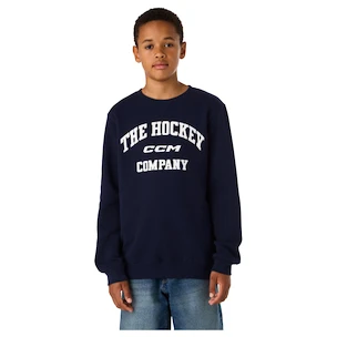 Felpa per bambini CCM  Athleisure Crew Navy