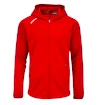 Felpa per bambini CCM  LOCKER ROOM FLEECE FULL ZIP HOODIE red