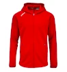 Felpa per bambini CCM  LOCKER ROOM FLEECE FULL ZIP HOODIE Red M