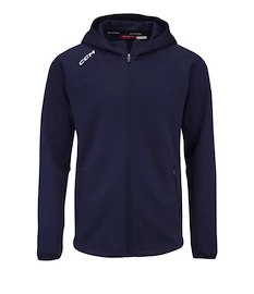 Felpa per bambini CCM LOCKER ROOM FLEECE FULL ZIP HOODIE true navy