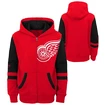 Felpa per bambini Outerstuff  FACEOFF FULL ZIP FLEECE HOODIE DETROIT RED WINGS