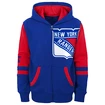 Felpa per bambini Outerstuff  FACEOFF FULL ZIP FLEECE HOODIE   NEW YORK RANGERS