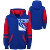 Felpa per bambini Outerstuff  FACEOFF FULL ZIP FLEECE HOODIE   NEW YORK RANGERS