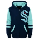 Felpa per bambini Outerstuff  FACEOFF FULL ZIP FLEECE HOODIE SEATTLE KRAKEN