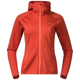 Giacca da donna Bergans Skaland Hood Red