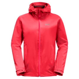 Giacca da donna Jack Wolfskin Pack & Go Shell Tulip Red
